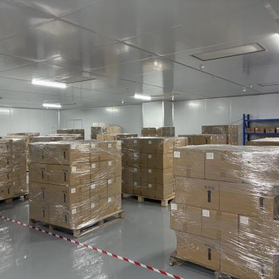 A corner of the warehouse