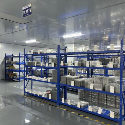 A corner of the warehouse